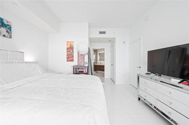 851 NE 1st Ave Unit 1410, Miami, FL 33132 - bedroom featuring light tile patterned floors