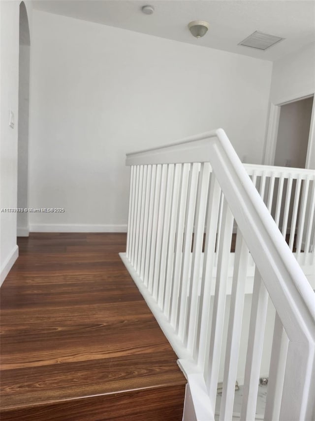 8465 NW 108th Path, Doral, FL 33178 - stairway with wood finished floors and baseboards