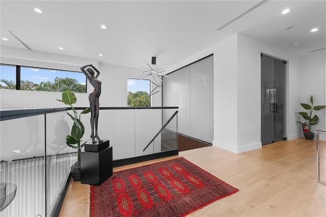 436 NE 10th Ave, Fort Lauderdale, FL 33301 - hallway featuring recessed lighting and baseboards