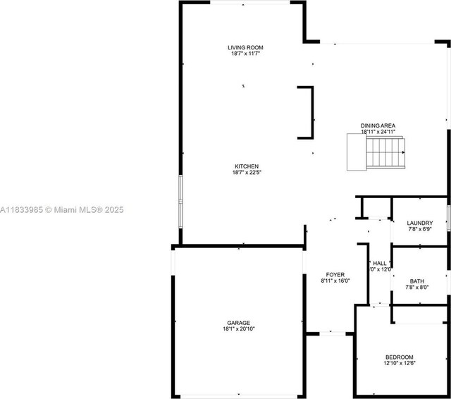 436 NE 10th Ave, Fort Lauderdale, FL 33301 - view of floor plan / room layout