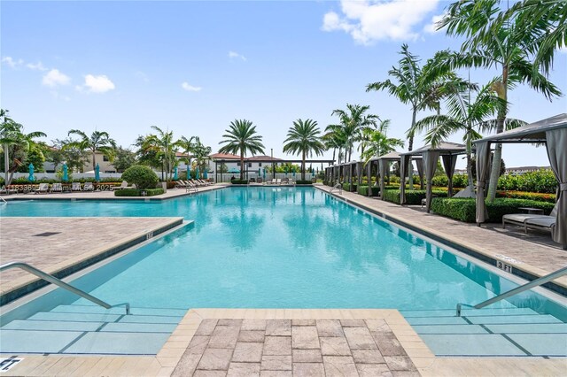 10468 W 33rd Ln, Hialeah, FL 33018 - community pool with a gazebo