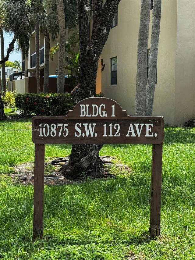 10875 SW 112th Ave Unit 206, Miami, FL 33176 - view of community sign