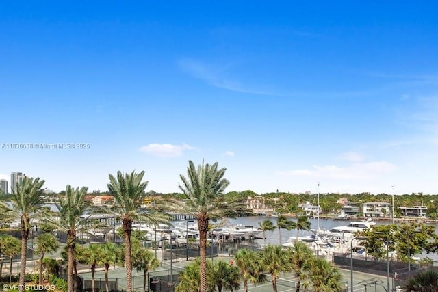 2 Grove Isle Dr Unit B410, Miami, FL 33133 - water view with a boat dock