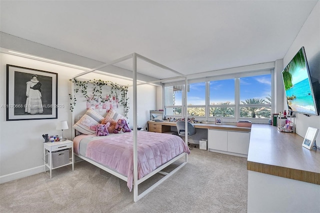 2 Grove Isle Dr Unit B410, Miami, FL 33133 - bedroom featuring a desk and light carpet