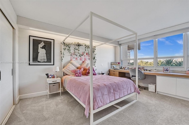 2 Grove Isle Dr Unit B410, Miami, FL 33133 - bedroom featuring light colored carpet and an office area