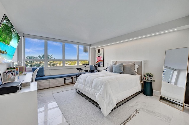 2 Grove Isle Dr Unit B410, Miami, FL 33133 - bedroom featuring light marble finish flooring