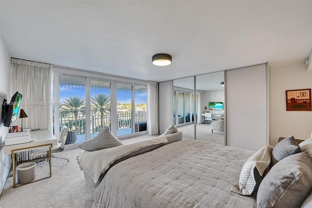 2 Grove Isle Dr Unit B410, Miami, FL 33133 - carpeted bedroom featuring access to outside