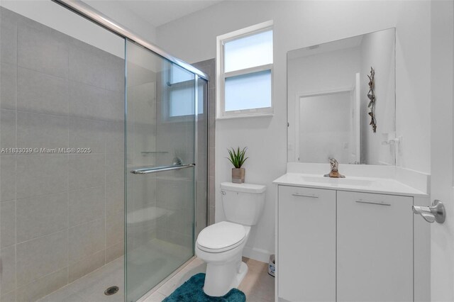 2409 NW 131st Cir, Miami, FL 33167 - full bathroom featuring vanity and a shower stall