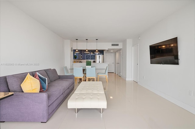 3675 N Country Club Dr Unit 1705, Aventura, FL 33180 - living area featuring light tile patterned floors
