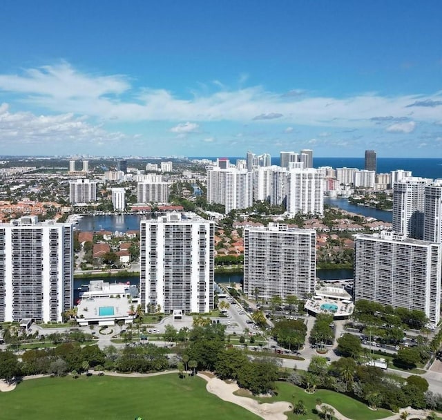 3675 N Country Club Dr Unit 1705, Aventura, FL 33180 - view of urban area featuring a large body of water and a golf course