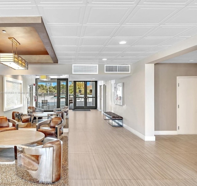 3675 N Country Club Dr Unit 1705, Aventura, FL 33180 - common area with recessed lighting and a water view