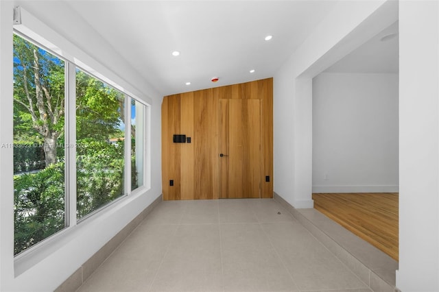 1003 NE 115th St, Biscayne Park, FL 33161 - spare room with recessed lighting and light tile patterned floors