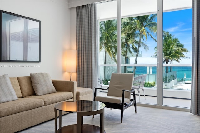 4391 Collins Ave Unit 623, Miami Beach, FL 33140 - living room with healthy amount of natural light