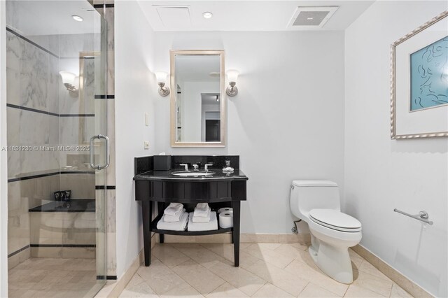 4391 Collins Ave Unit 623, Miami Beach, FL 33140 - full bath with a shower stall and vanity