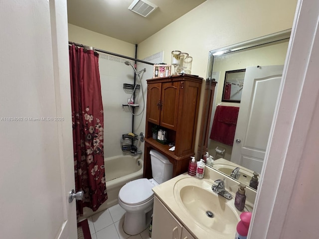 7382 SW 152nd Ave Unit 206, Miami, FL 33193 - bathroom with tile patterned floors, vanity, and shower / bath combination with curtain