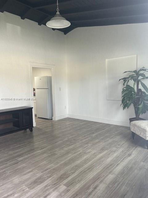 22020 SW 115th Ct, Miami, FL 33170 - spare room with wood finished floors and a towering ceiling