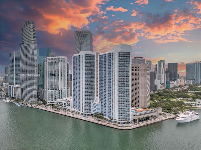 325 S Biscayne Blvd Unit 2816, Miami, FL 33131 - skyline view featuring a large body of water