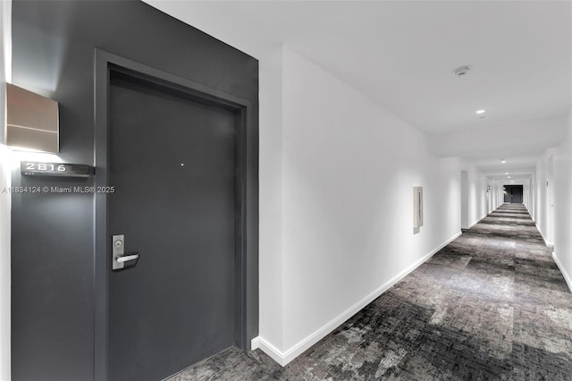 325 S Biscayne Blvd Unit 2816, Miami, FL 33131 - hall with baseboards and carpet