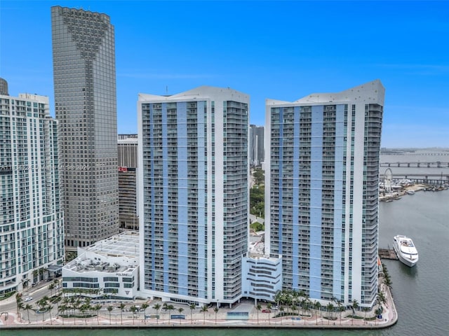 325 S Biscayne Blvd Unit 2816, Miami, FL 33131 - view of property featuring a water view and a city view
