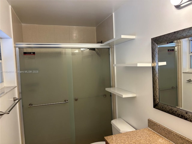 10234 NW 57th St, Doral, FL 33178 - bathroom featuring vanity and a shower stall