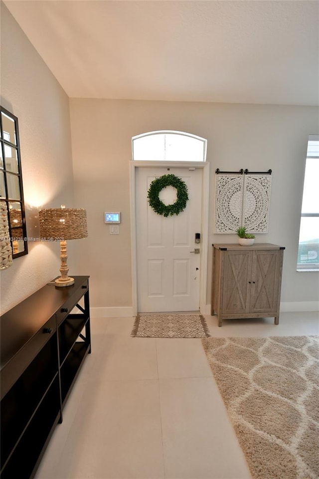 6293 SW 165th Ave, Miami, FL 33193 - foyer entrance featuring baseboards and tile patterned floors