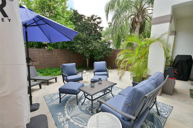 6293 SW 165th Ave, Miami, FL 33193 - fenced backyard with outdoor lounge area and a patio