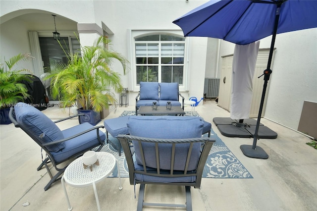 6293 SW 165th Ave, Miami, FL 33193 - view of patio / terrace with outdoor lounge area