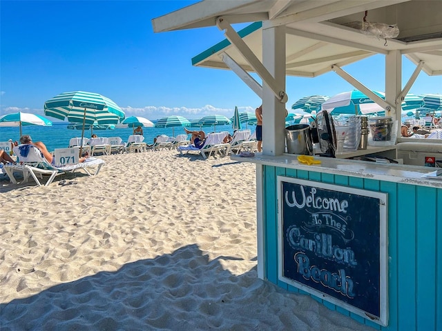 6899 Collins Ave Unit 2004, Miami Beach, FL 33141 - exterior space with a water view
