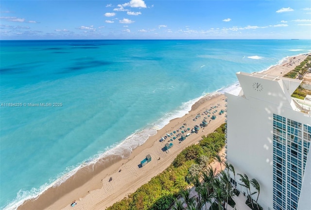 6899 Collins Ave Unit 2004, Miami Beach, FL 33141 - water view featuring nearby beach