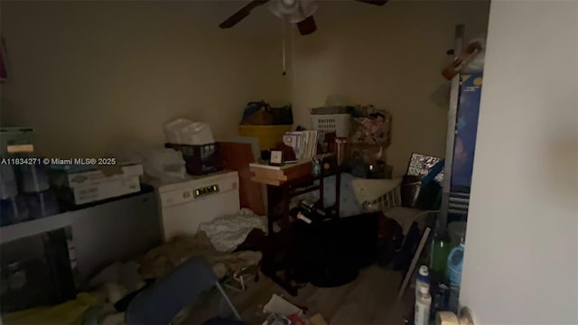 7080 Hope St, Hollywood, FL 33024 - miscellaneous room with ceiling fan