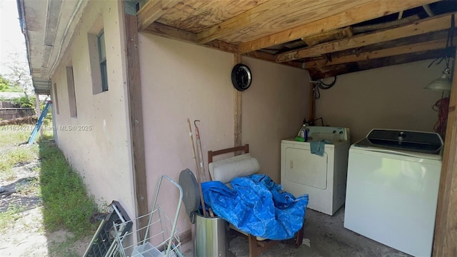 7080 Hope St, Hollywood, FL 33024 - laundry area with washer and dryer