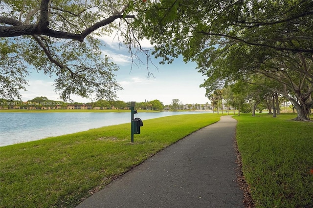9723 Hammocks Blvd Unit 102, Miami, FL 33196 - view of community with a water view and a yard