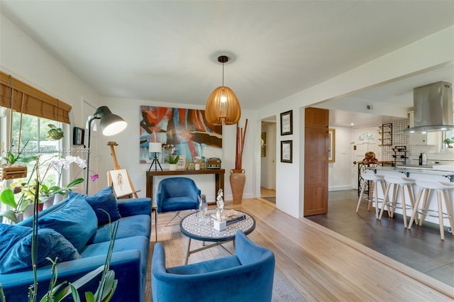7997 SW 98th Ter, Miami, FL 33156 - living area with wood finished floors