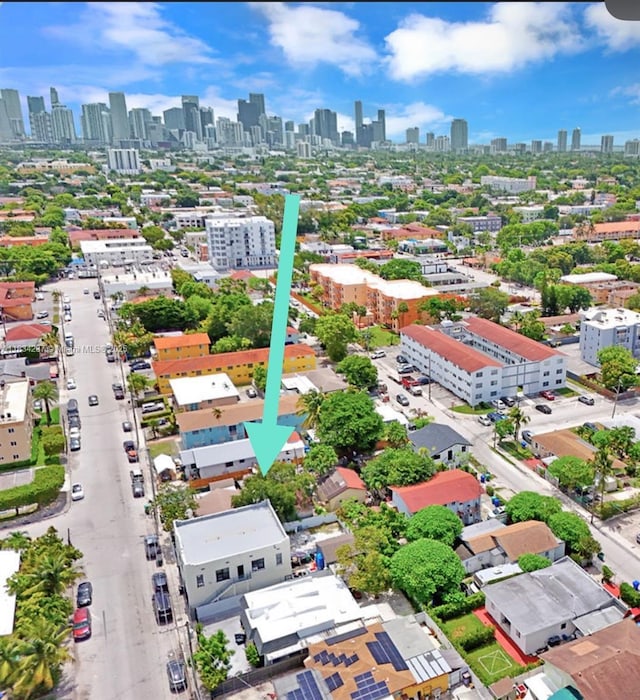 1800 SW 3rd St # D, Miami, FL 33135 - bird's eye view of city skyline