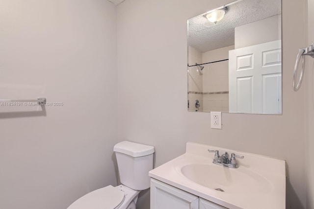 12700 SW 18th St, Miramar, FL 33027 - full bathroom with vanity, a textured ceiling, and a shower
