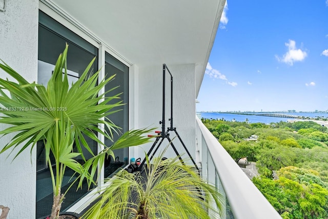 4250 Biscayne Blvd Unit 1218, Miami, FL 33137 - balcony featuring a water view