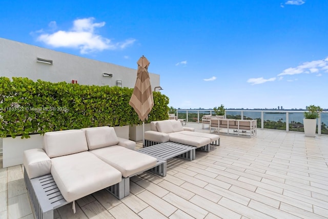 4250 Biscayne Blvd Unit 1218, Miami, FL 33137 - view of patio / terrace featuring outdoor lounge area