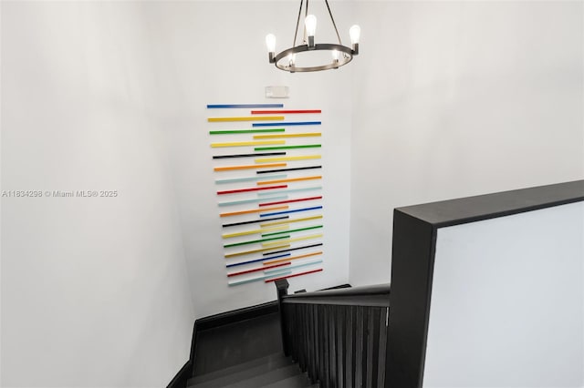 403 SW 12th Ave, Miami, FL 33130 - staircase with a chandelier