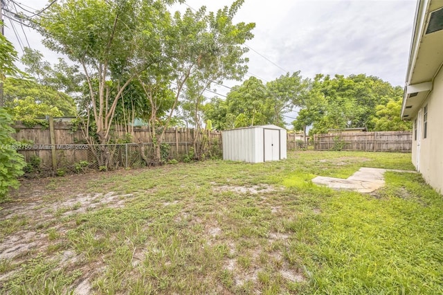 4931 NW 13th St, Lauderhill, FL 33313 - fenced backyard with a storage shed