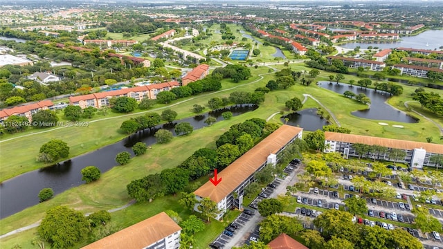 251 SW 132nd Way Unit 201H, Pembroke Pines, FL 33027 - aerial overview of property's location with apartment complex and a large body of water