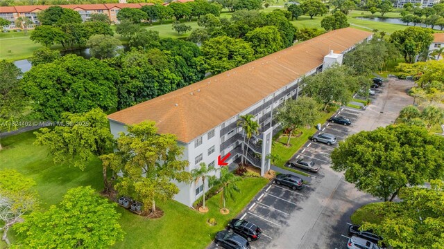251 SW 132nd Way Unit 201H, Pembroke Pines, FL 33027 - drone / aerial view of a nearby body of water and apartment complex