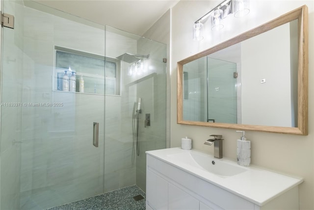 2270 Havana Dr, Miramar, FL 33023 - full bathroom with vanity and a stall shower