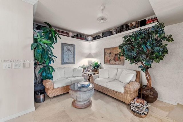 3200 N Ocean Blvd Unit 405, Fort Lauderdale, FL 33308 - living area featuring baseboards