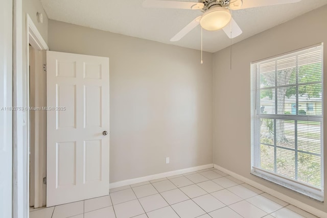 11035 NW 27th St, Sunrise, FL 33322 - unfurnished room with ceiling fan and light tile patterned flooring