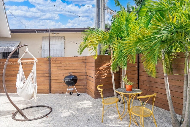 2380 NE 137th St, North Miami Beach, FL 33181 - view of patio featuring area for grilling
