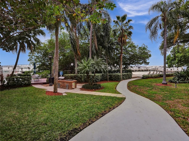 1627 Brickell Ave Unit 605, Miami, FL 33129 - surrounding community with a yard