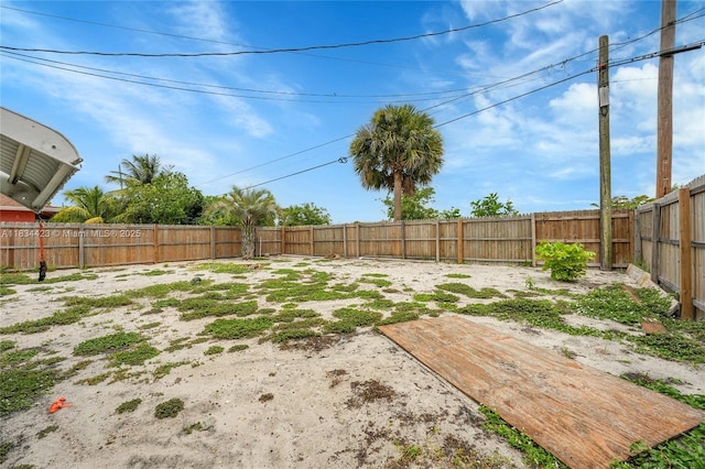1303 W 6th St, Riviera Beach, FL 33404 - view of fenced backyard