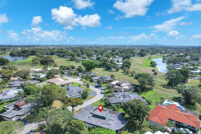 5820 Australian Pine Dr, Tamarac, FL 33319 - aerial view of residential area with a large body of water and a local golf course