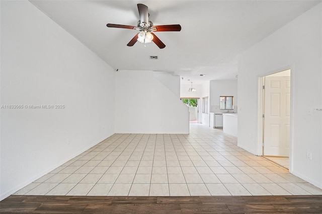 2456 SE 19th Ct, Homestead, FL 33035 - empty room featuring a ceiling fan and baseboards