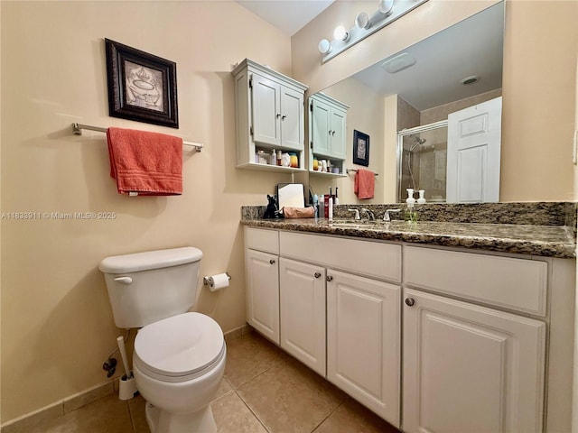3001 NE 185th St Unit 112, Aventura, FL 33180 - full bath featuring tile patterned flooring, vanity, and a shower stall